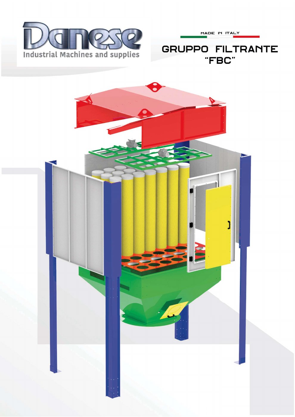 FBC – FBC: Schlauchfilter über einer Brikettierpresse – 2